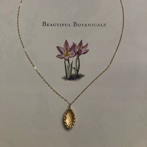 14K Citrine Pendant